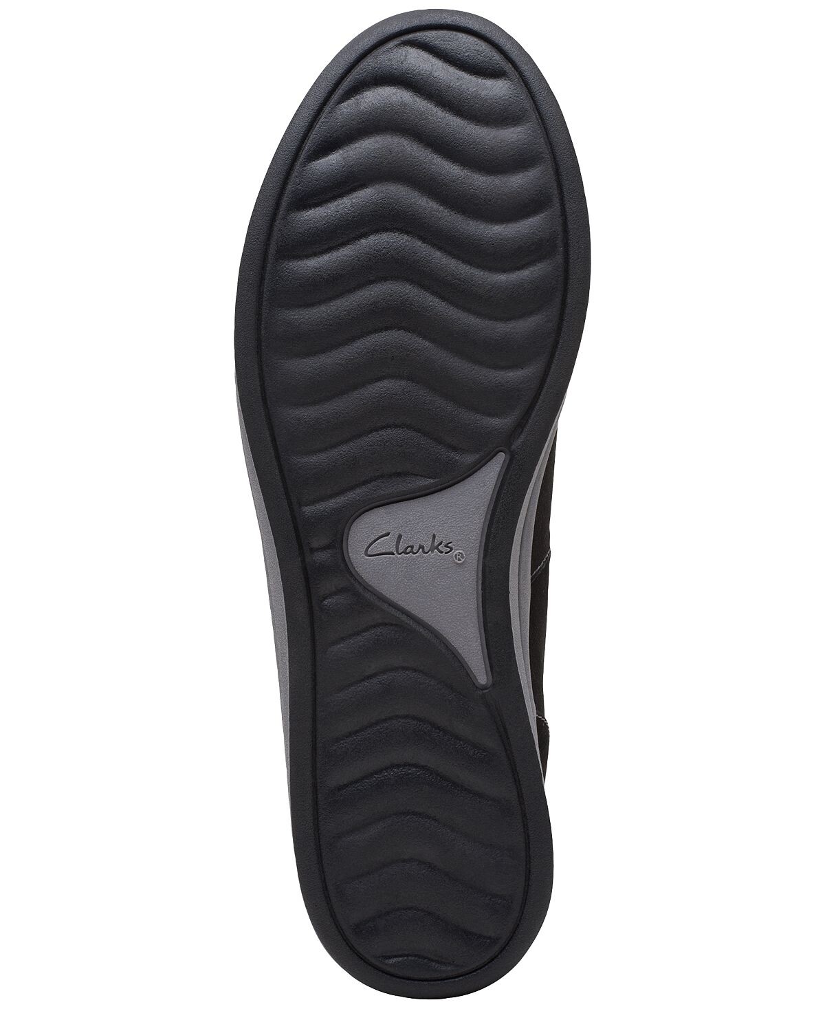 Женские кроссовки Breeze Glide на молнии на шнуровке Clarks, черный — фото 4