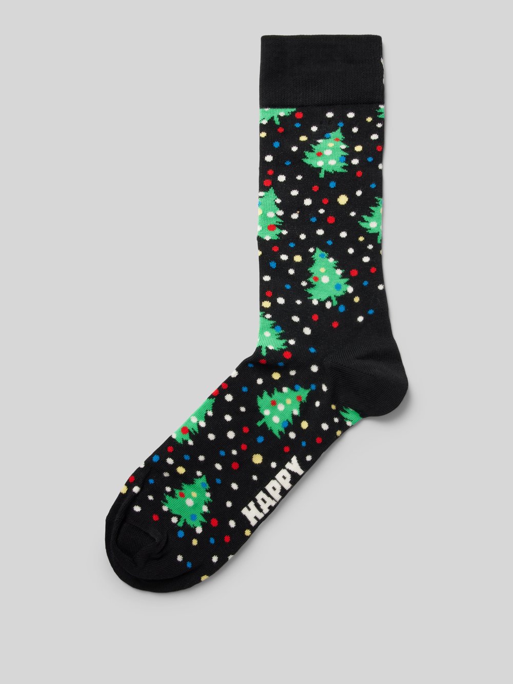 

Носки с принтом, модель «Рождественская ночь» Happy Socks, черный