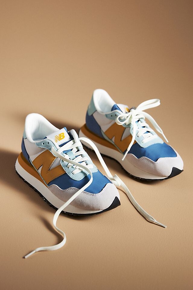 кроссовки New Balance 237, цвет mercury blue — фото 2