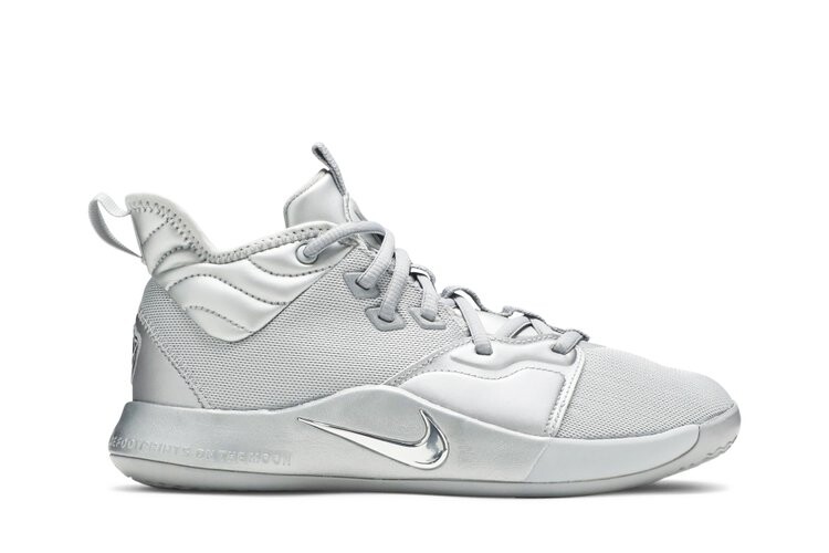 

Кроссовки Nike NASA x PG 3 GS '50th Anniversary', серебряный