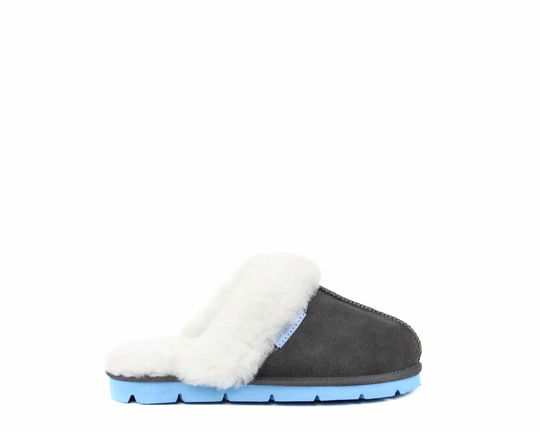 Женские мюли Onager в цвете charcoal Super Lamb, Charcoal
