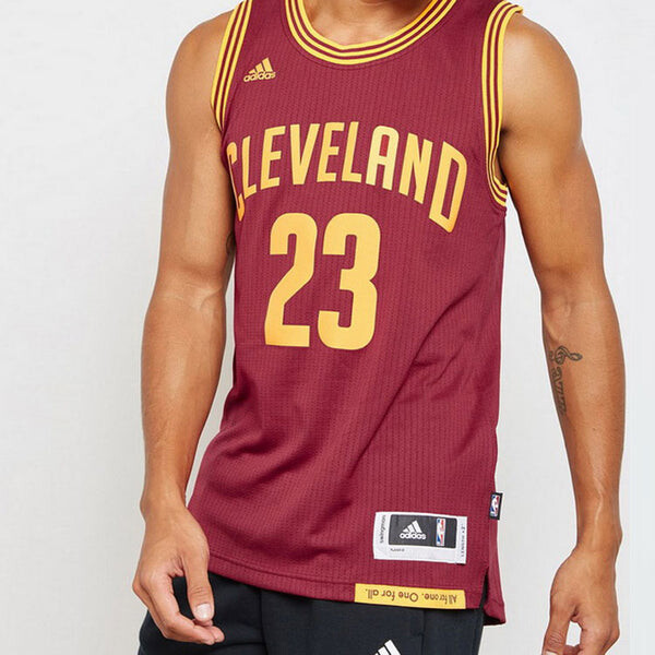 Футболка sw cleveland cavaliers lebron james джерси Adidas, красный — фото 3