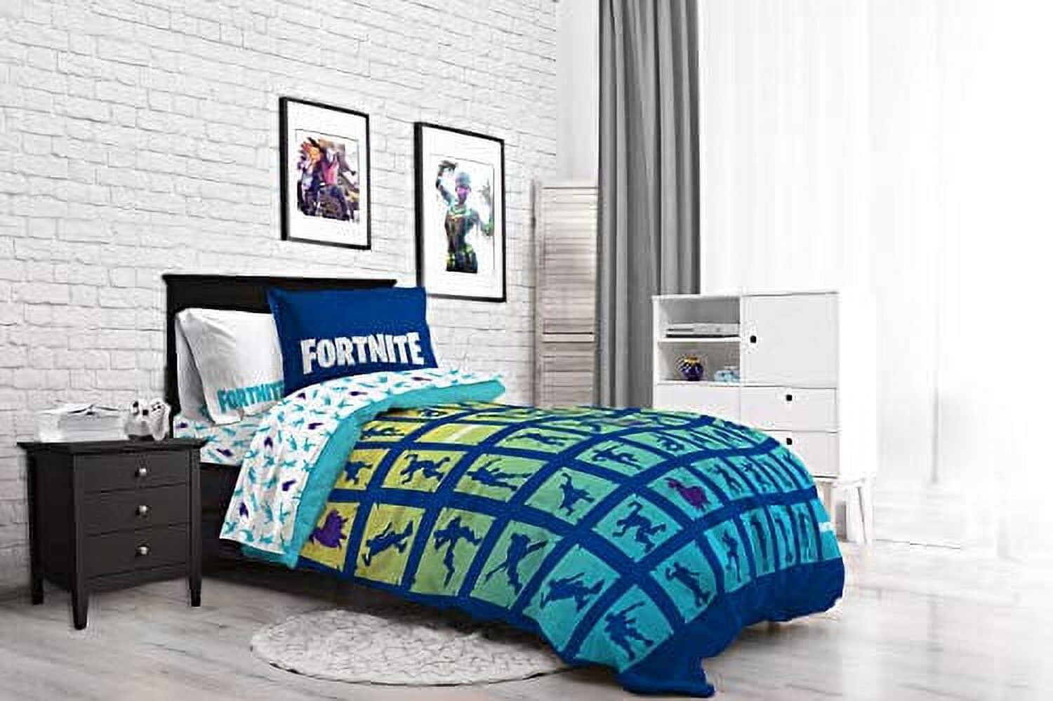 

Комплект постельного белья Fortnite Boogie Bomb 7 предметов, синий