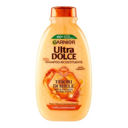 

Ultra Dolce Восстанавливающий шампунь с медом и маточным молочком, 300 мл, Garnier