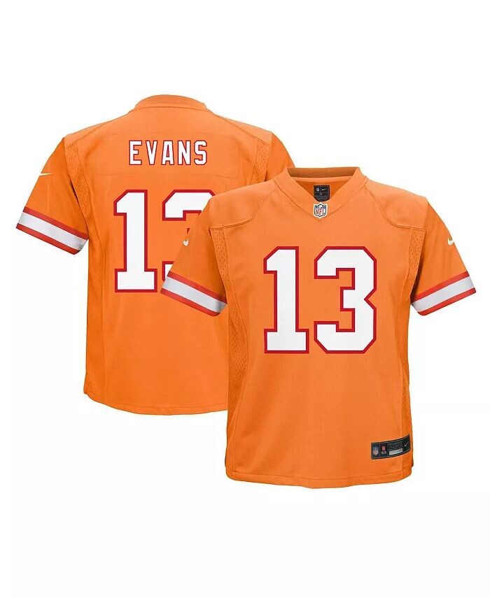 

Футболка Майка Эванса для мальчиков и девочек Orange Tampa Bay Buccaneers Game Nike, оранжевый