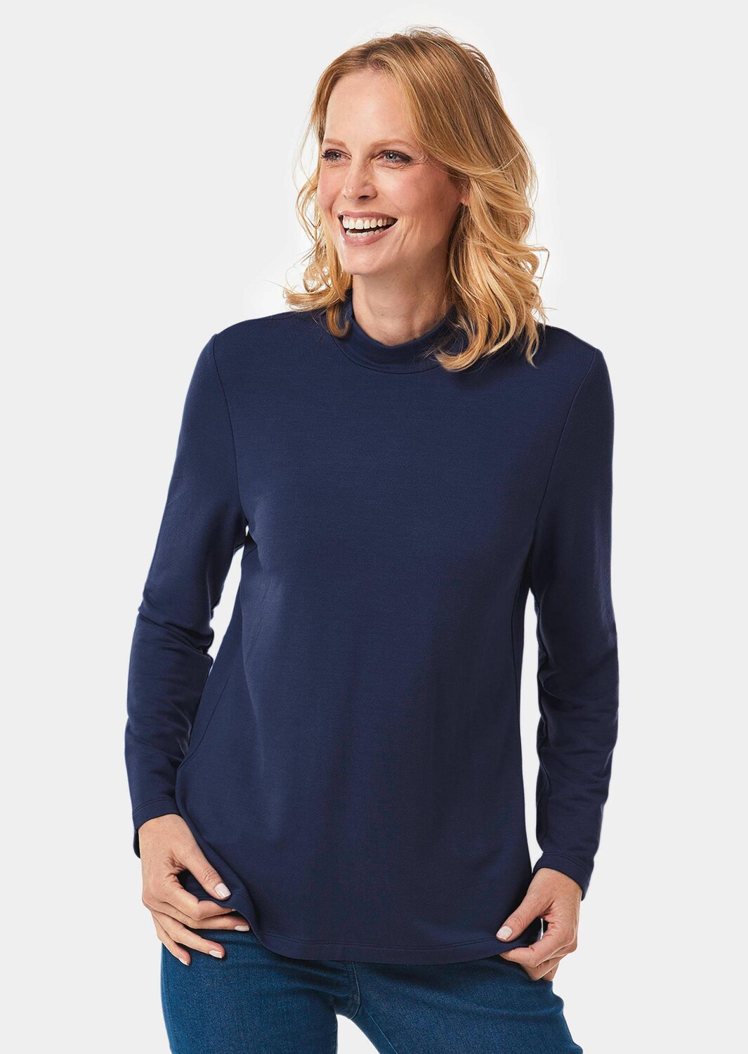 

Рубашка GOLDNER Stehbundshirt, морской