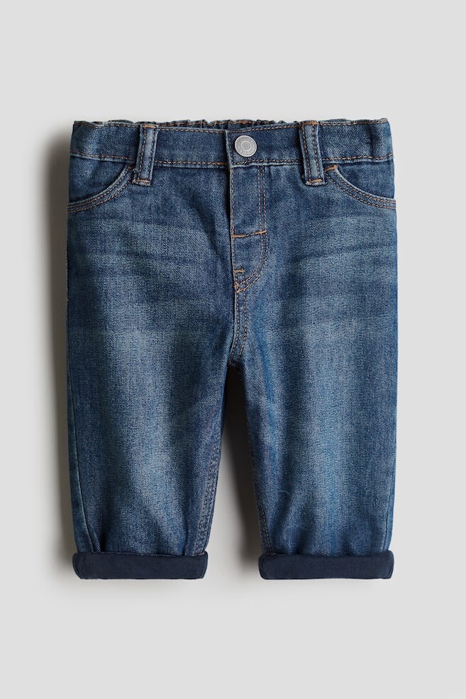 

Джинсы на трикотажной подкладке H&M, синий