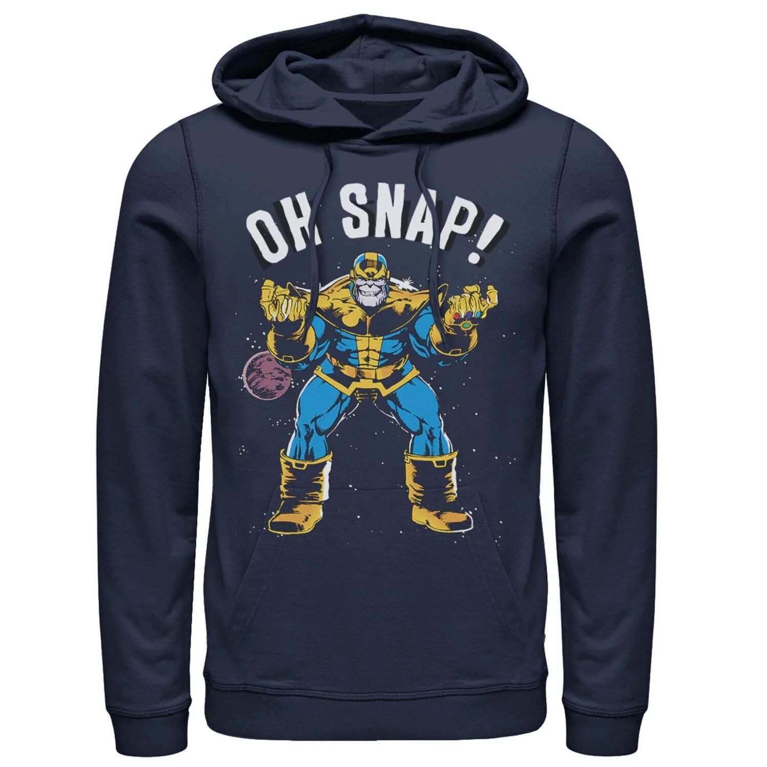 

Мужской Thanos Space Oh Snap! Толстовка в стиле ретро в стиле комиксов Marvel