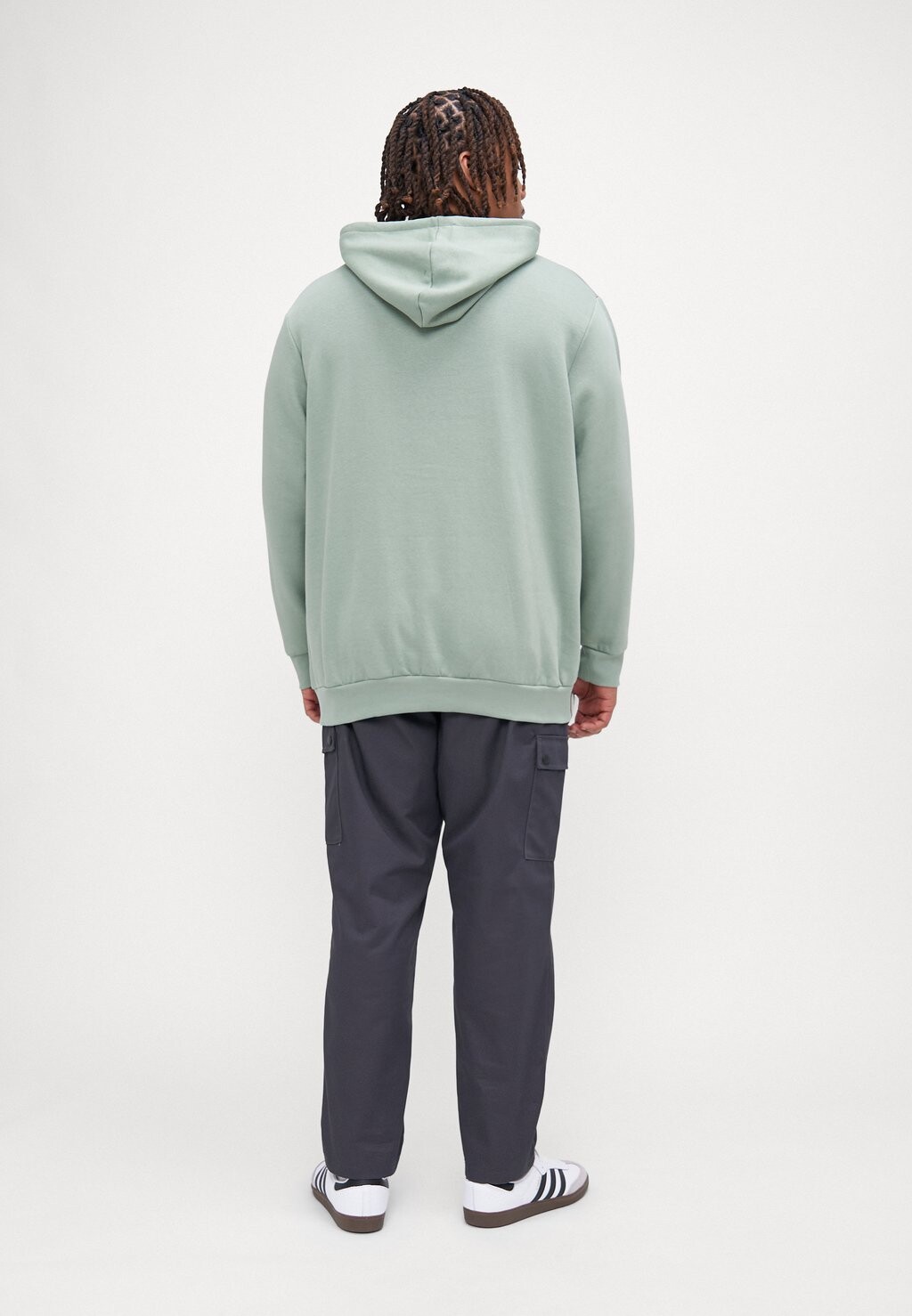 

Толстовка с капюшоном JJECORP LOGO SWEAT HOOD Jack & Jones, светло-зеленый