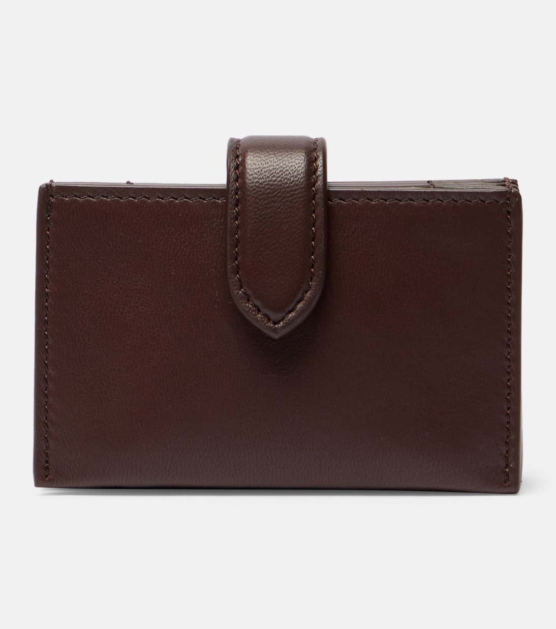 

Кожаный кошелек The Row, Brown Melange Ans
