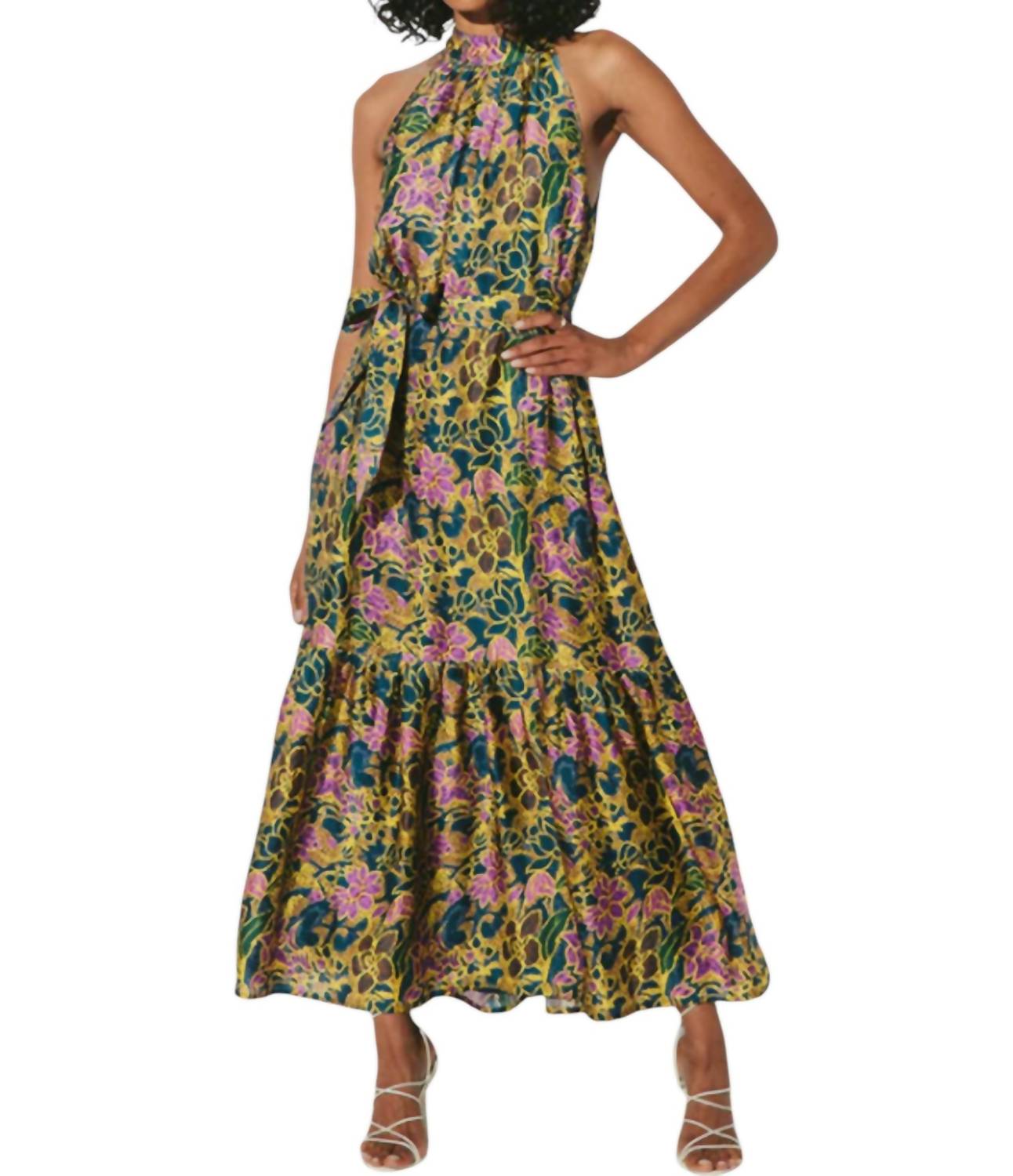

Платье Luella Ankle с принтом Indo Block Cleobella, цвет indo block print