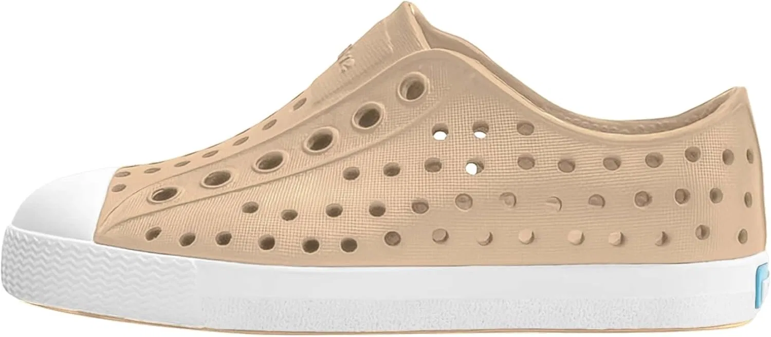 Детские водонепроницаемые кроссовки Native Shoes Jefferson, цвет Flax Tan/Shell White — фото 3