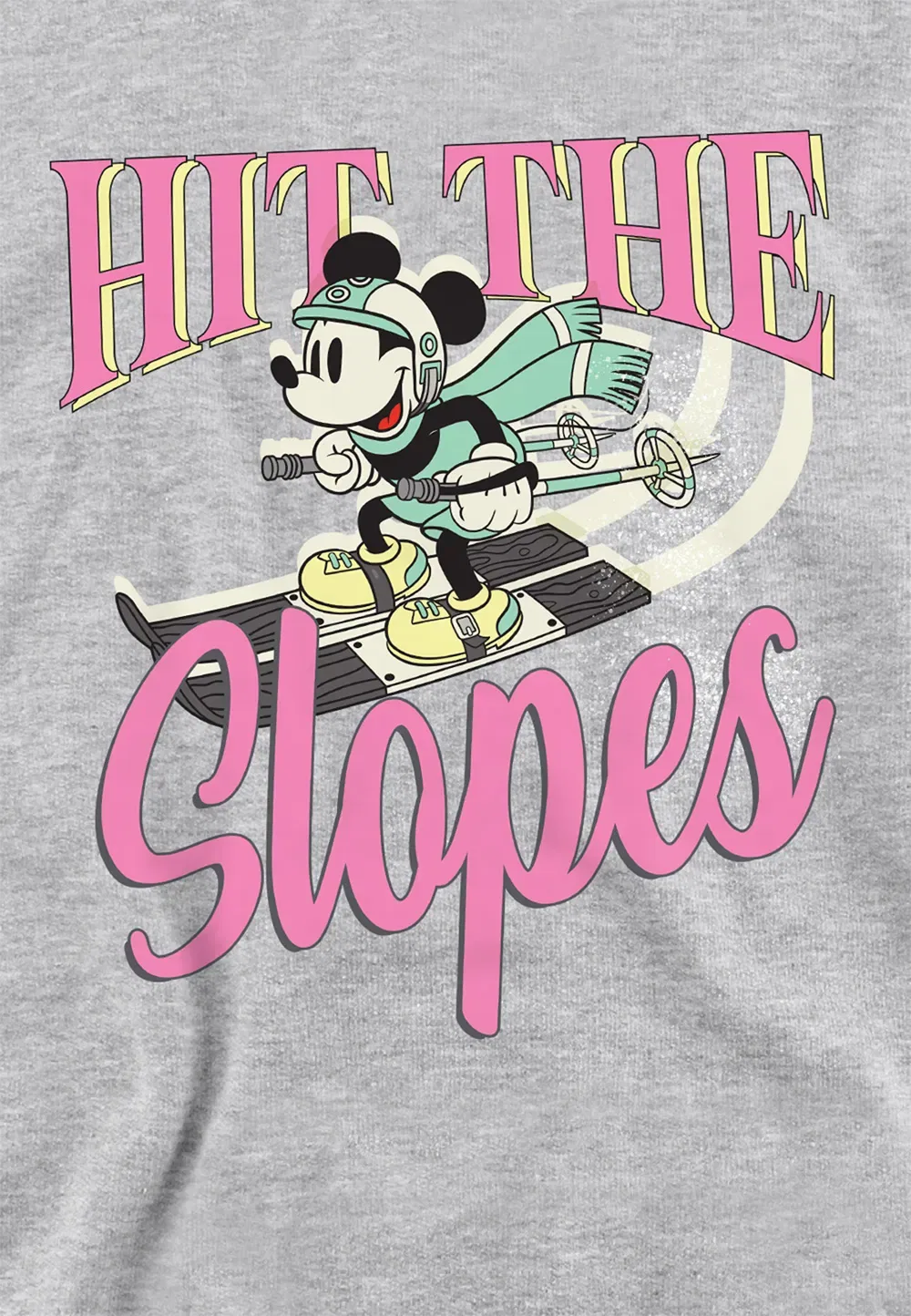 Детский худи Disney Mickey Mouse Athletic Heather, серый — фото 2