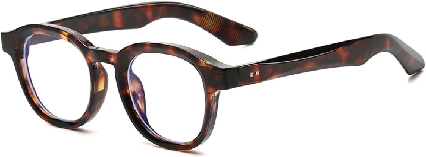 

Овальные солнцезащитные очки для женщин в стиле ретро с заклепками, прозрачные с градиентом, защита от УФ-излучения UV400 для мужчин HHZZYVY, Leopard Clear