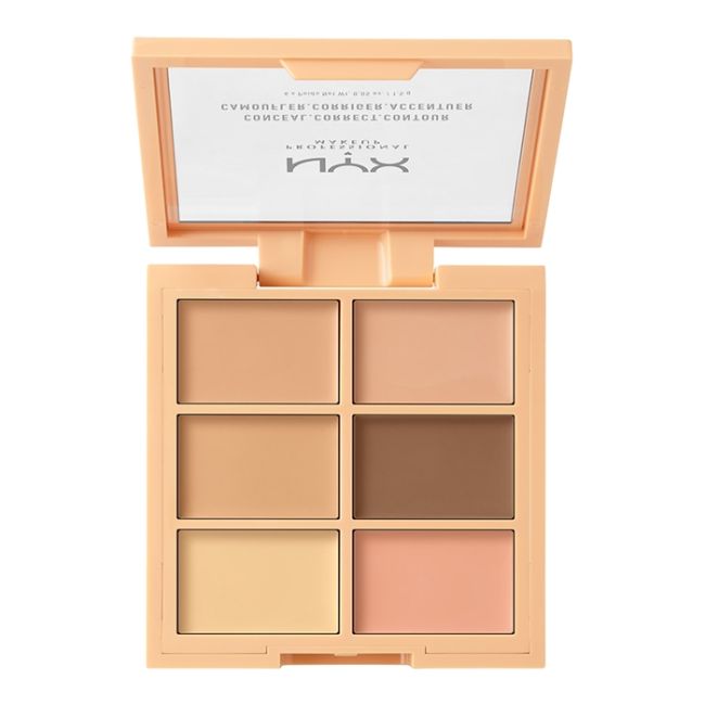 Палитра консилеров NYX Professional Makeup, цвет 3cp01 light, 6 x 1,5 гр — фото 2