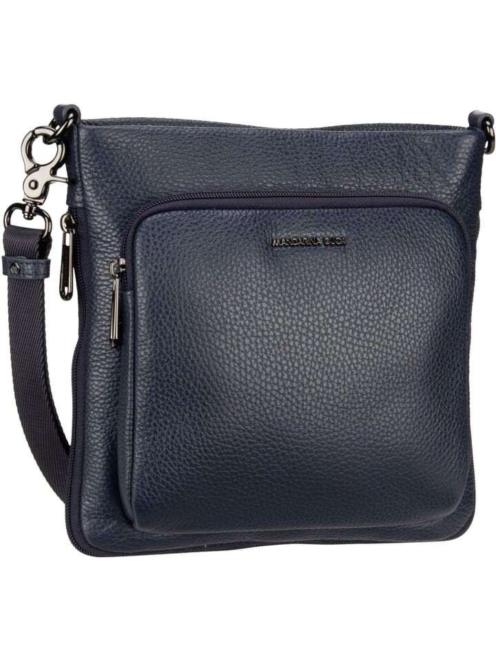 

Наплечная сумка Mandarina Duck Umhängetasche Mellow Leather Crossover FZT15, цвет Dress Blue