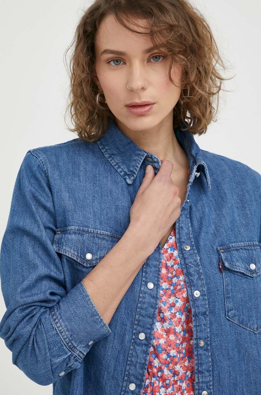 

Джинсовая рубашка Levi's, синий