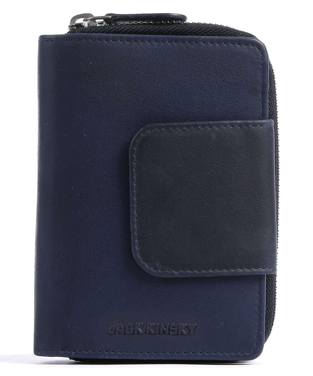 

Кошелек Aruba 511 с RFID-продукцией из мелкозернистой кожи Jack Kinsky, синий