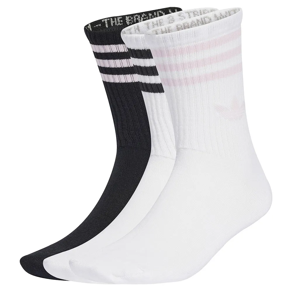 

Носки 3 шт adidas Originals 3 Stripes crew, белый