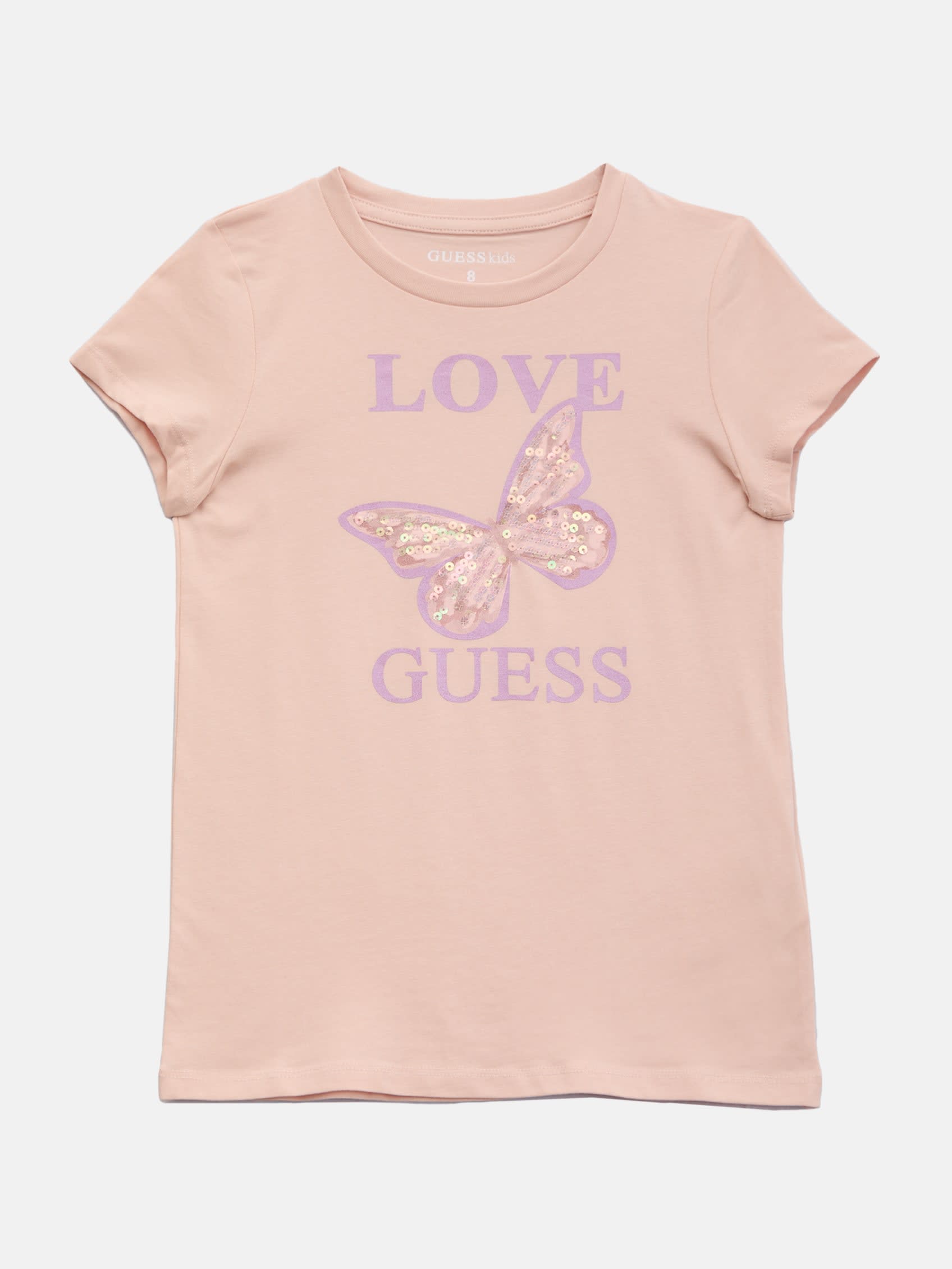 

Футболка Sarah Butterfly (7-14) Guess Factory, розовый