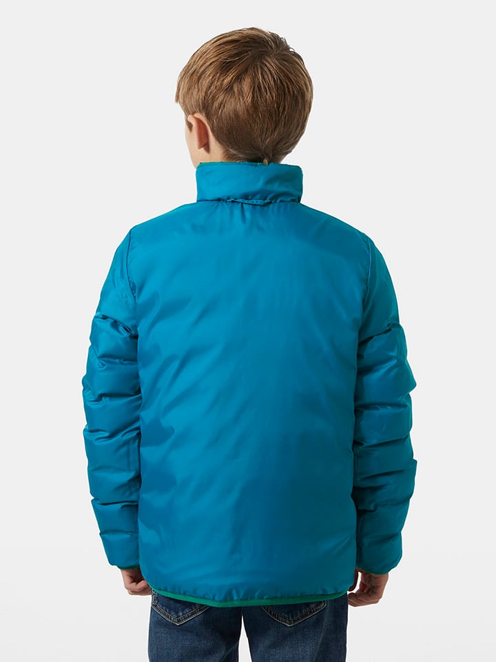 Helly Hansen Двусторонняя стеганая куртка "Марка" в зелено-синем цвете — фото 3