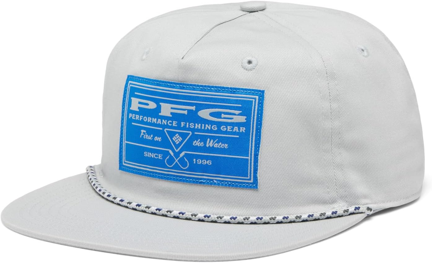 

Columbia Unisex-Adult PFG Back Tack Snap Back, Cool Grey/Pfg Fotw