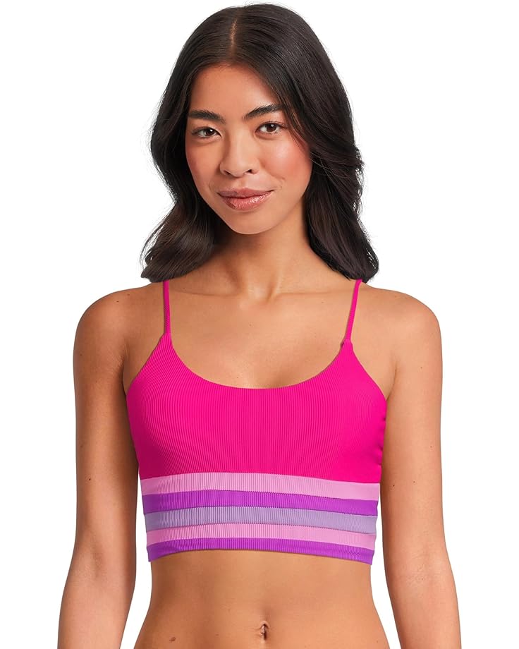 

Пляжный топ Beach Riot Mae top, цвет Raspberry Color-Block