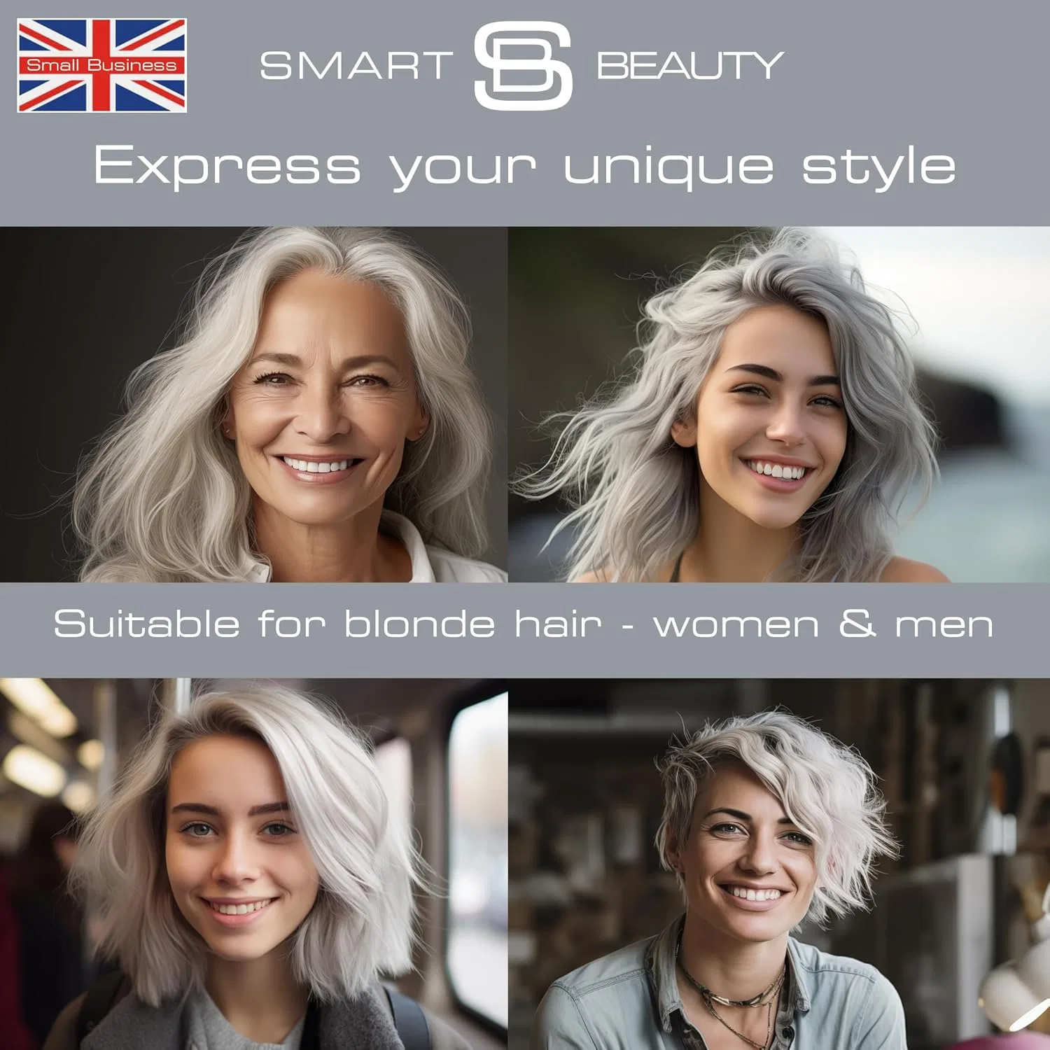 Набор полуперманентной краски для волос «Metallic Silver» с Plex от Smart Beauty Smart Beauty, Metallic Silver — фото 4