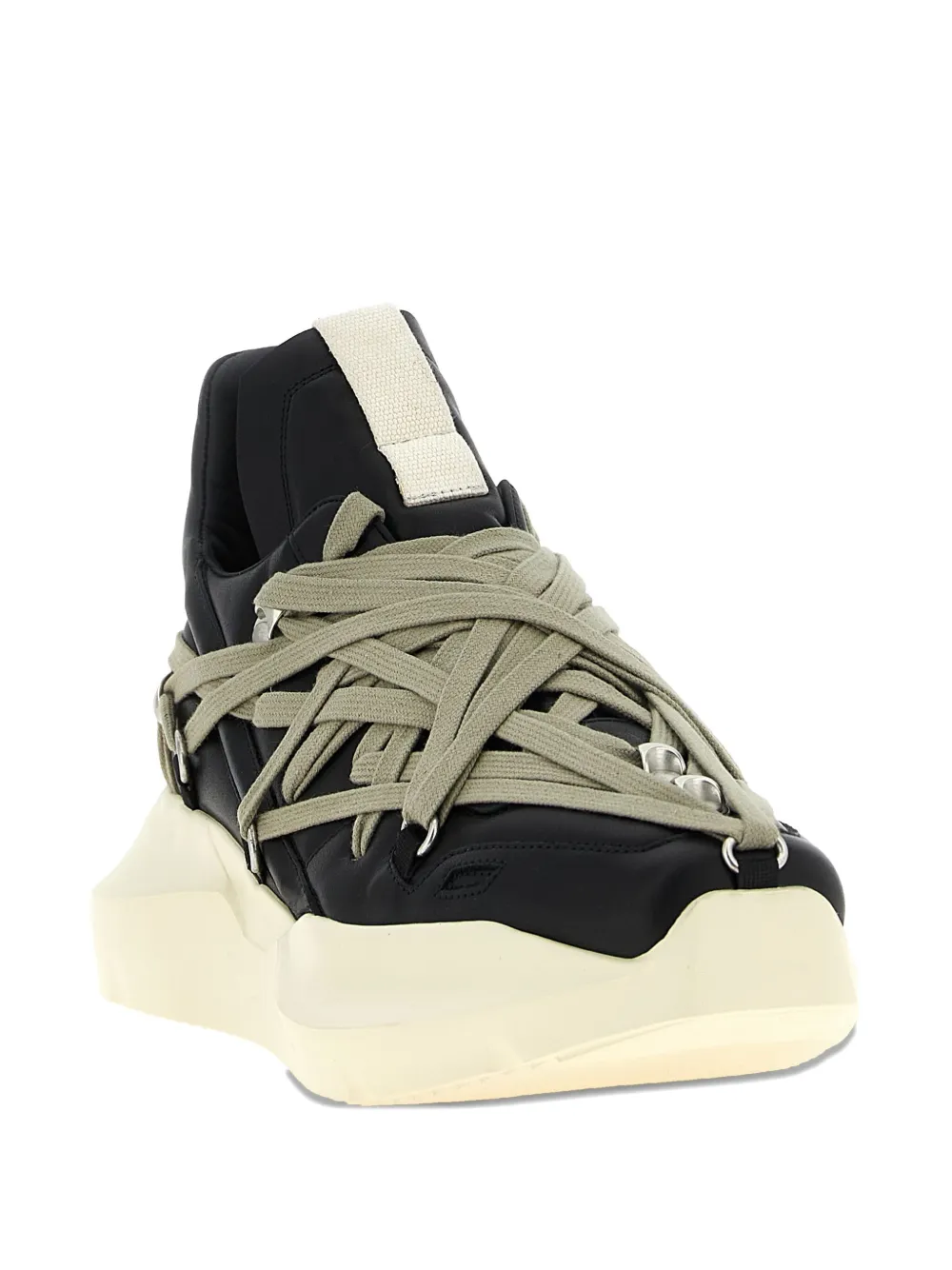 Кроссовки на шнуровке Megalace Geth Runner Rick Owens, черный — фото 2
