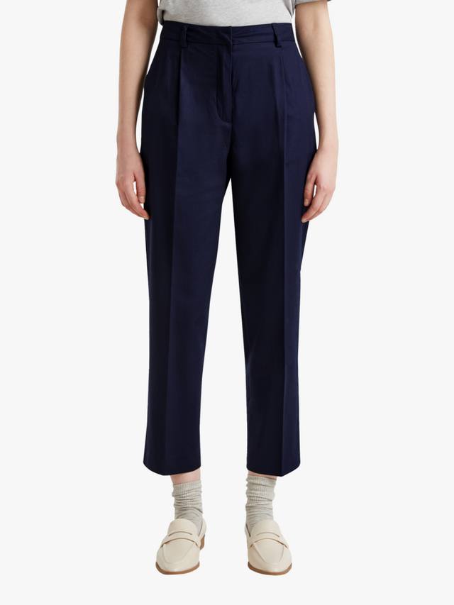 

Прямые укороченные брюки-чинос Benetton, цвет Night Blue