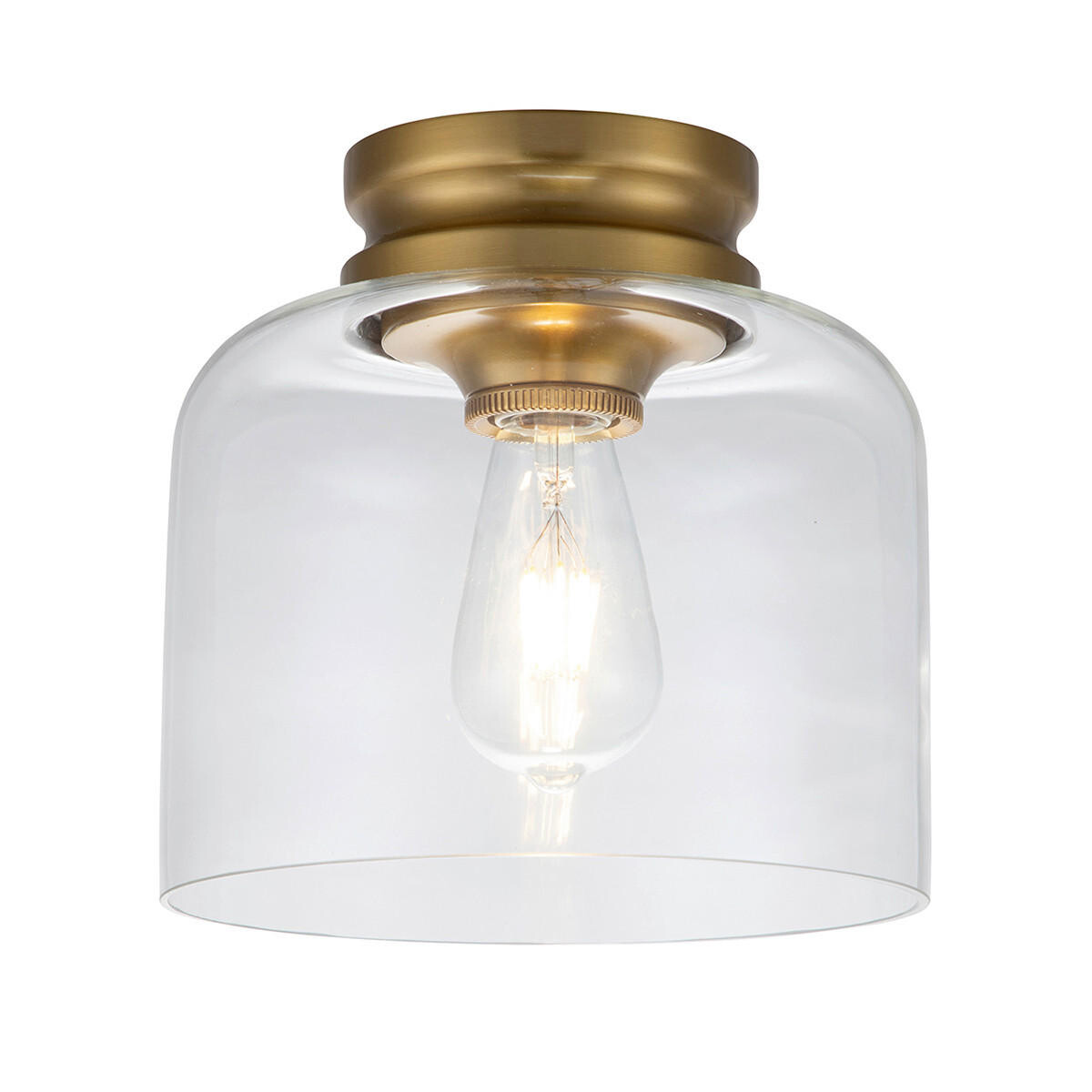 

Потолочный светильник Elstead Lighting, 22,9x22,5 см, цвет латуни