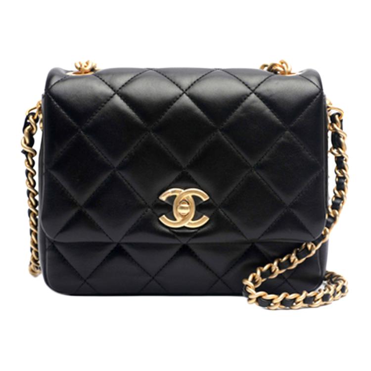 

CHANEL Сумка-клатч из овчины, кошелек, сумка через плечо, кроссбоди женская black