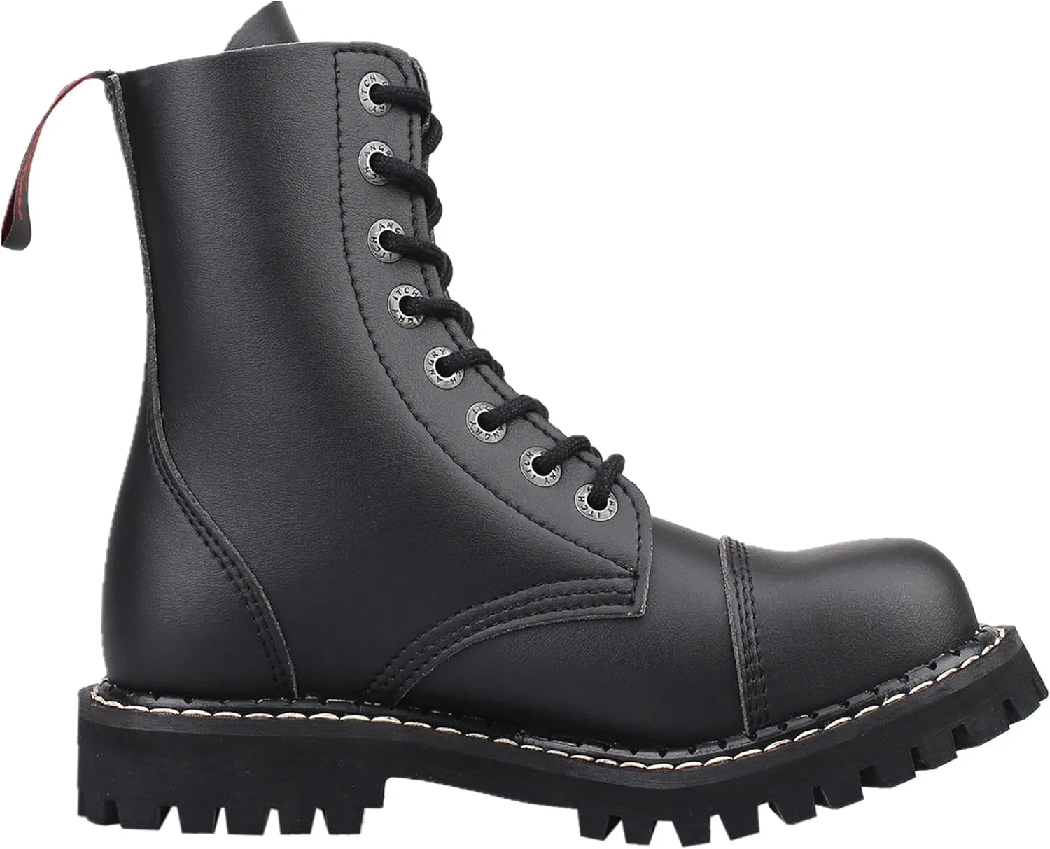 Ботинки Angry Itch - 8-Hole Vegan Boots - PU Black — фото 4