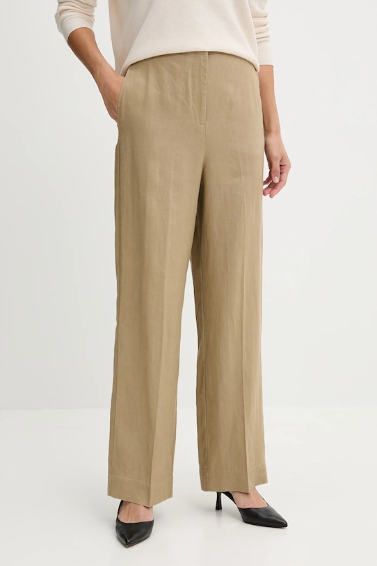 

Льняные брюки Tommy Hilfiger, зеленый