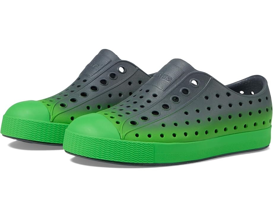 

Кроссовки Native Shoes Kids Jefferson Sugarlite Ombre, цвет Gravity Grey/Grasshopper Green/Gravity Grasshopper Ombre