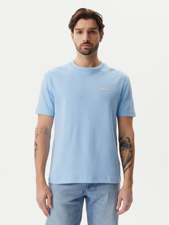 

Футболка обычного кроя J30J327234 Calvin Klein Jeans, голубой
