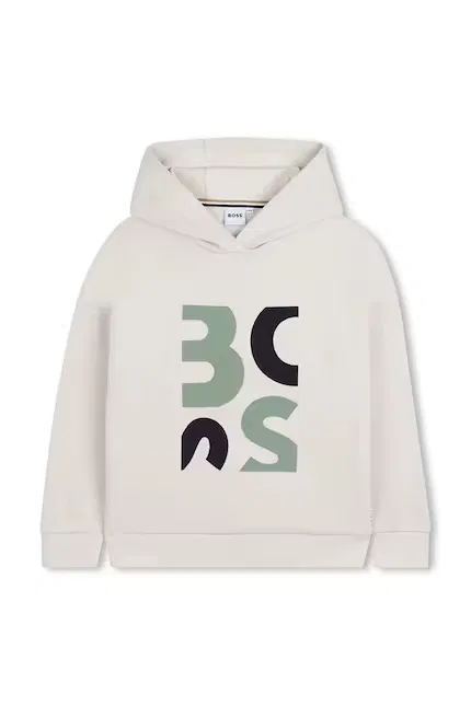 Худи BOSS, бежевый — фото 2