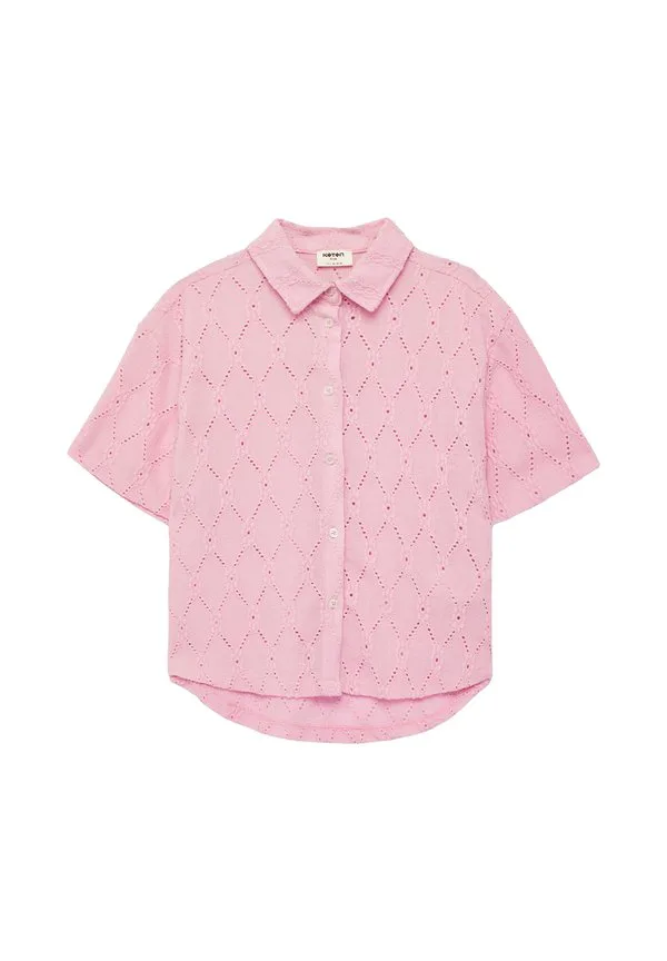 Блузка с вышивкой на пуговицах Koton, Pink