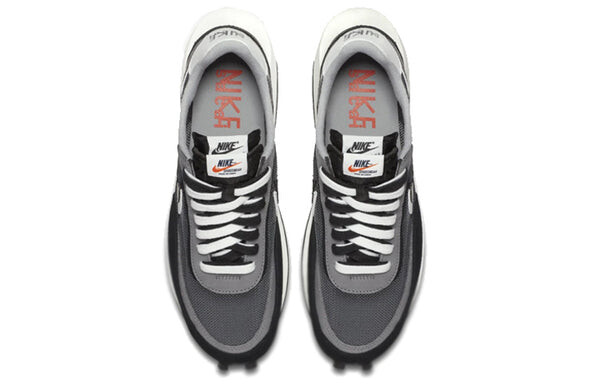 Кроссовки x sacai ldwaffle 'black' Nike, черный — фото 4