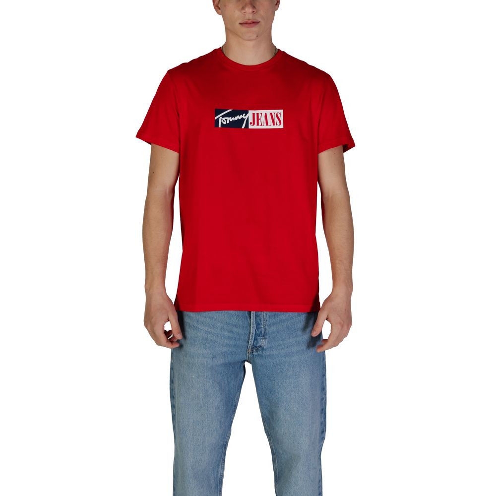 

Футболка Rigenerato из красного хлопка Tommy Jeans