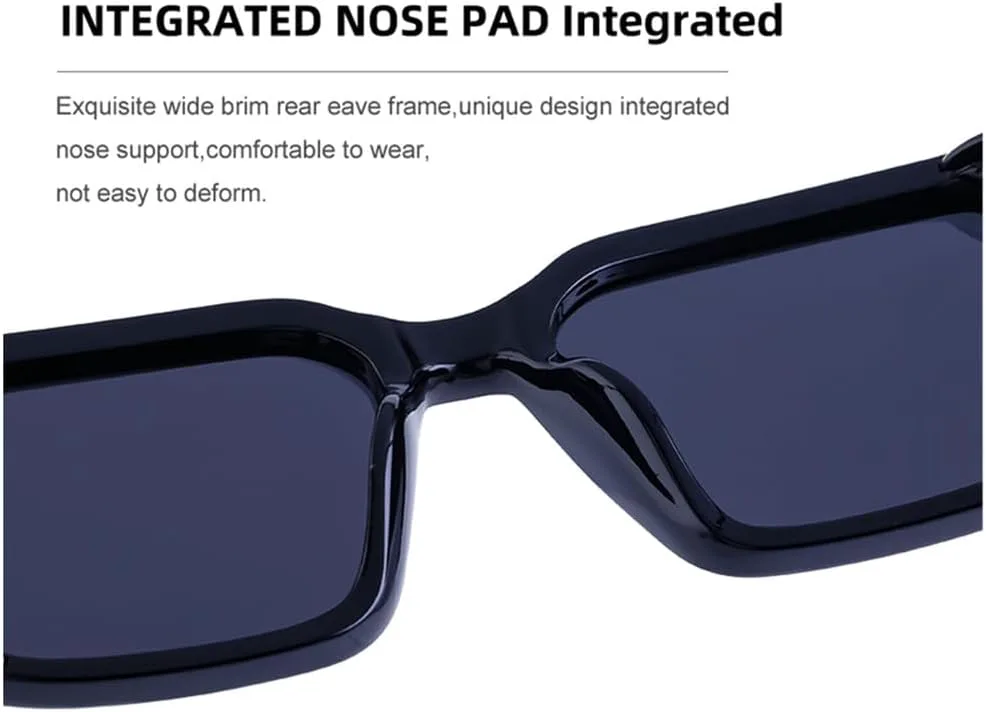 

Маленькие прямоугольные солнцезащитные очки в стиле панк для мужчин и женщин, винтажные солнцезащитные очки в стиле стимпанк, мужские очки-очки HDUBFY, 6