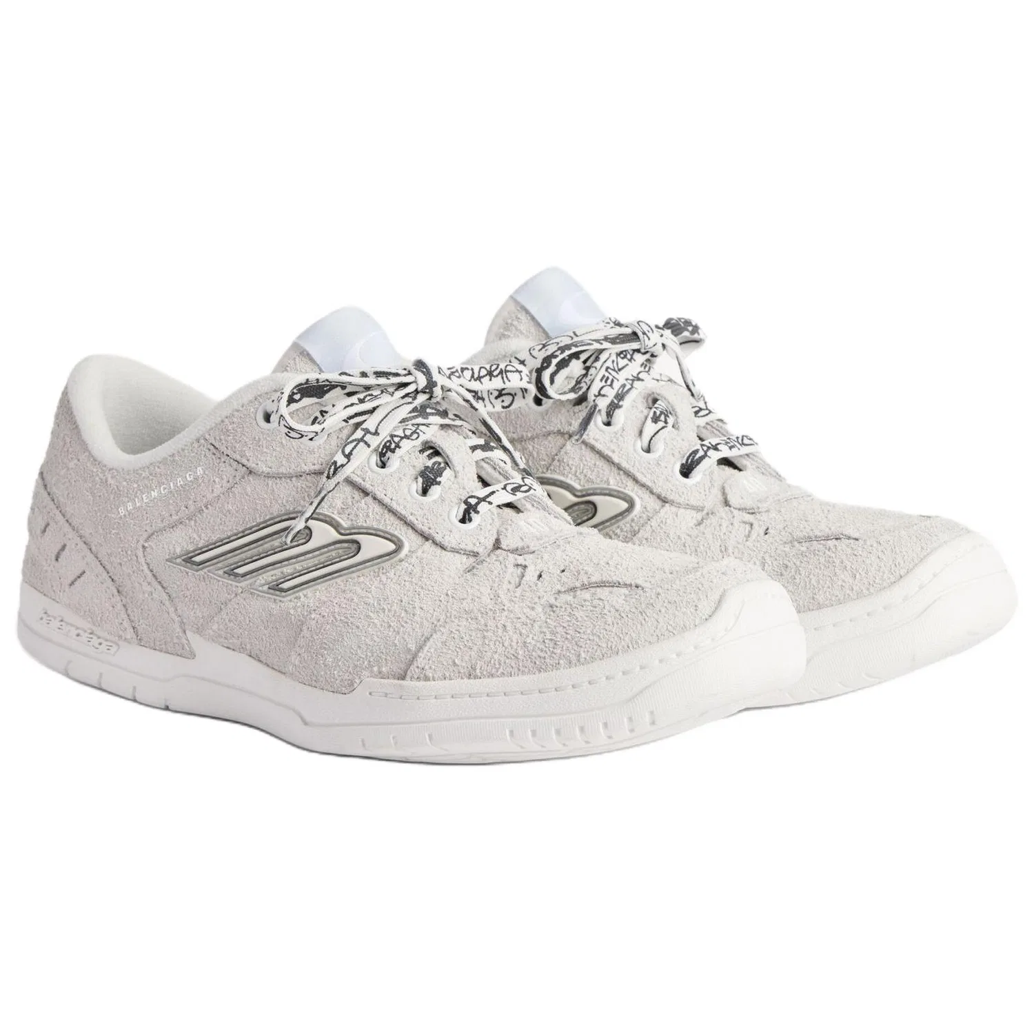 Кроссовки для скейтбординга Hanptons Low Top Balenciaga White — фото 4