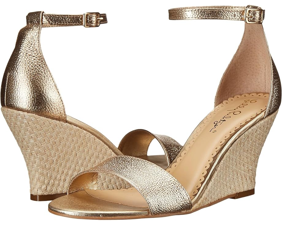 

Туфли Lilly Pulitzer Bridgette Wedge, цвет Gold Metallic