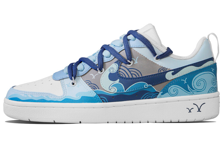 

Кроссовки Nike Court Borough Skateboard Shoes Women's Low-Top Blue/White