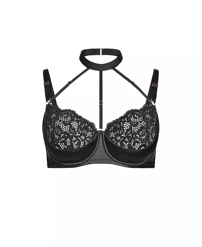 

Женский бюстгальтер Hollie Underwire Demi CITY CHIC, черный