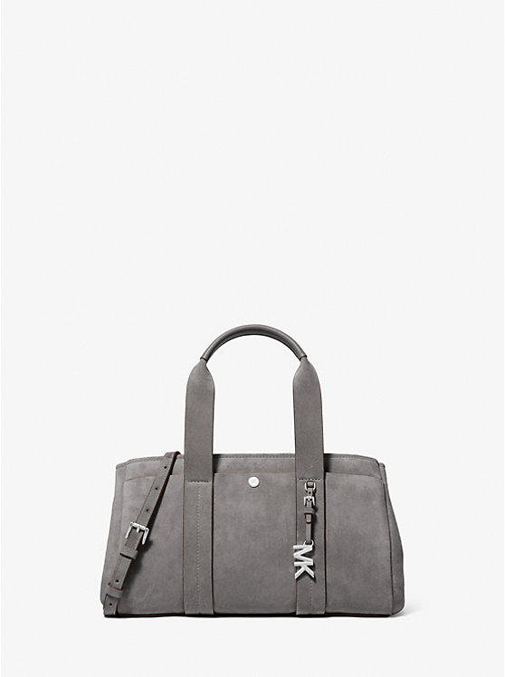 

Маленькая замшевая сумка Romee Michael Kors, серый