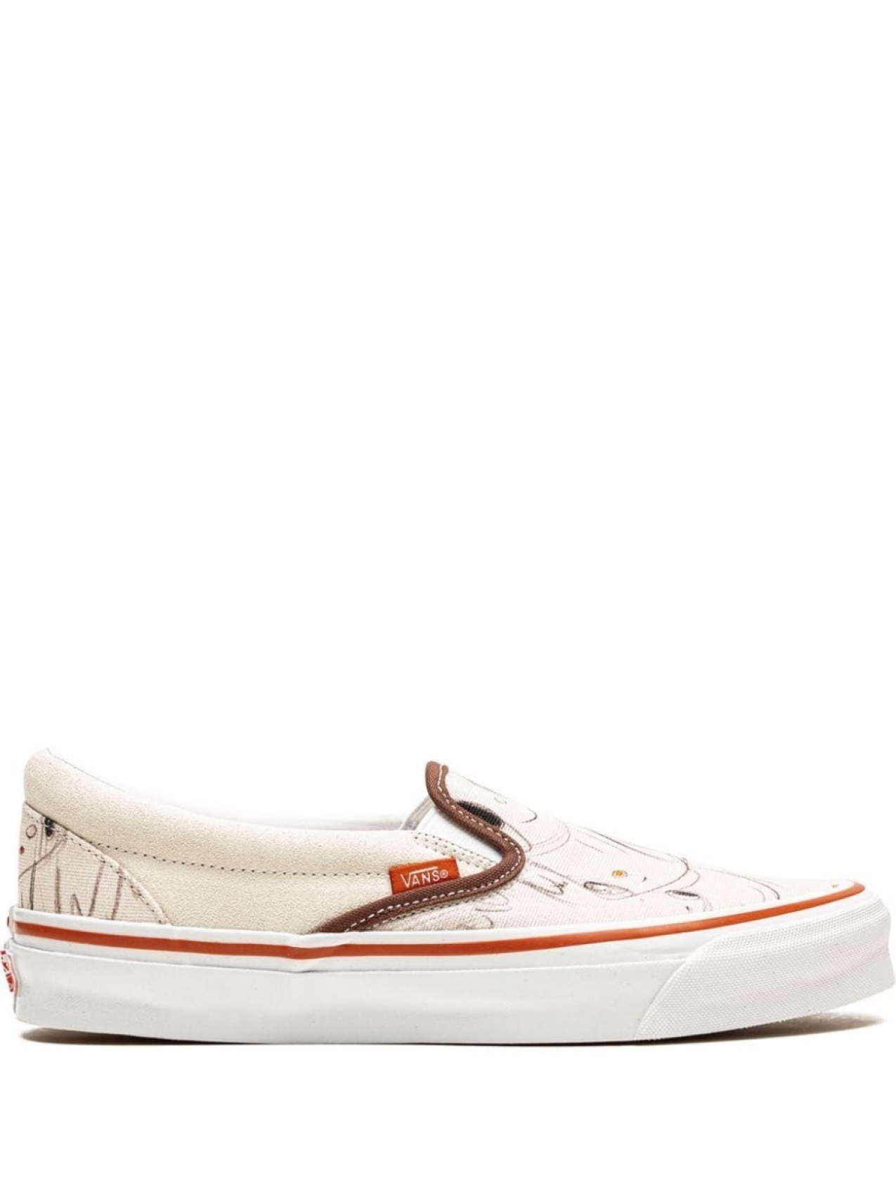 

Слипоны Javier Calleja OG Classic Vans, белый