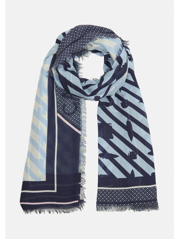 

Comma Шарф 50B9 светло-голубого цвета