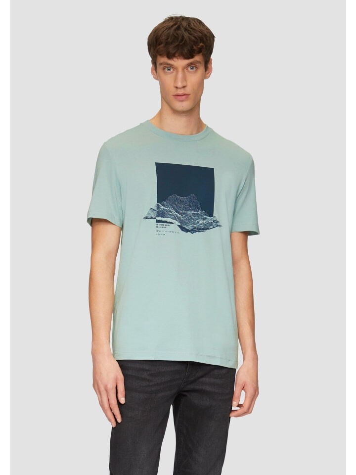 

Футболка s.Oliver T-Shirt kurzarm, зеленый