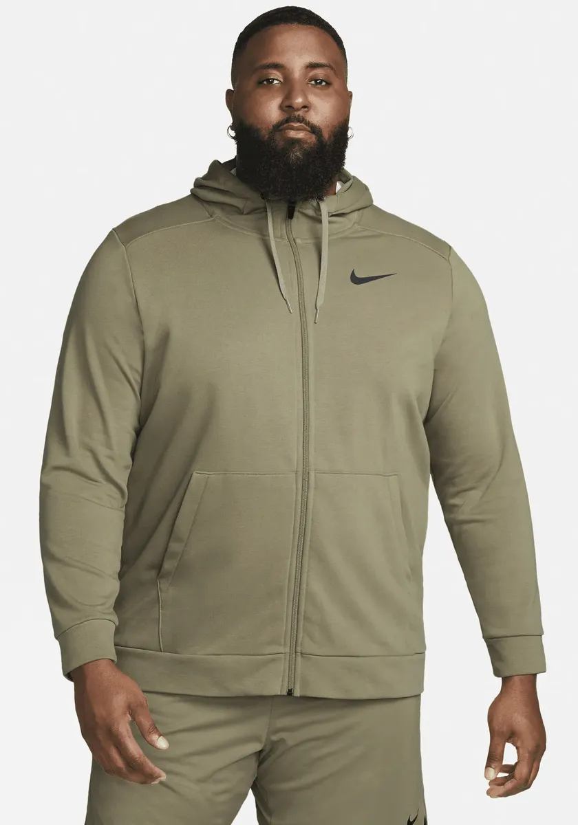 

Толстовка Nike с капюшоном "DRI-FIT MEN'S FULL-ZIP TRAINING HOODIE", коричневый